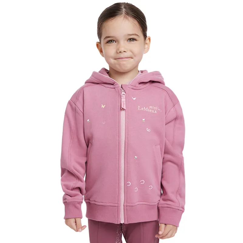 LeMieux Mini Charlie Zip Through Junior Hoodie - Blossom