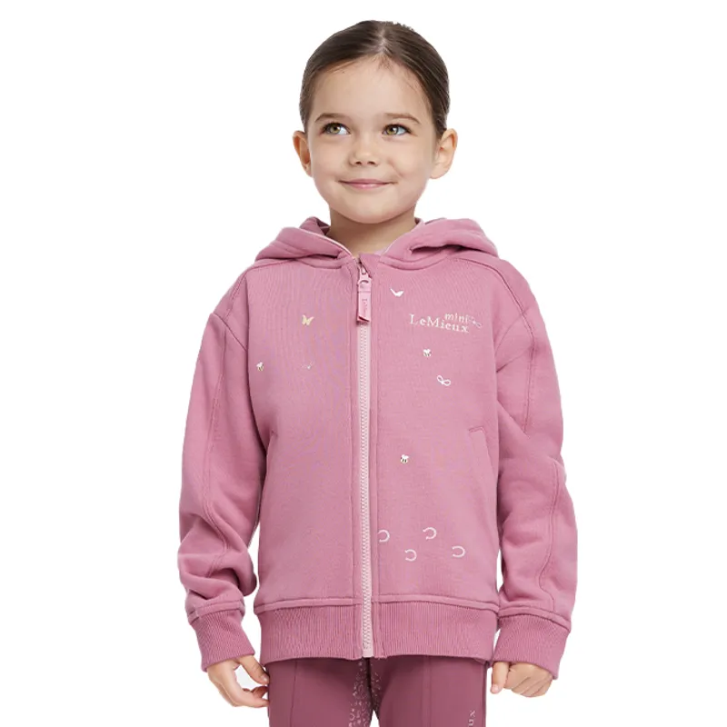 LeMieux Mini Charlie Zip Through Junior Hoodie - Blossom-4