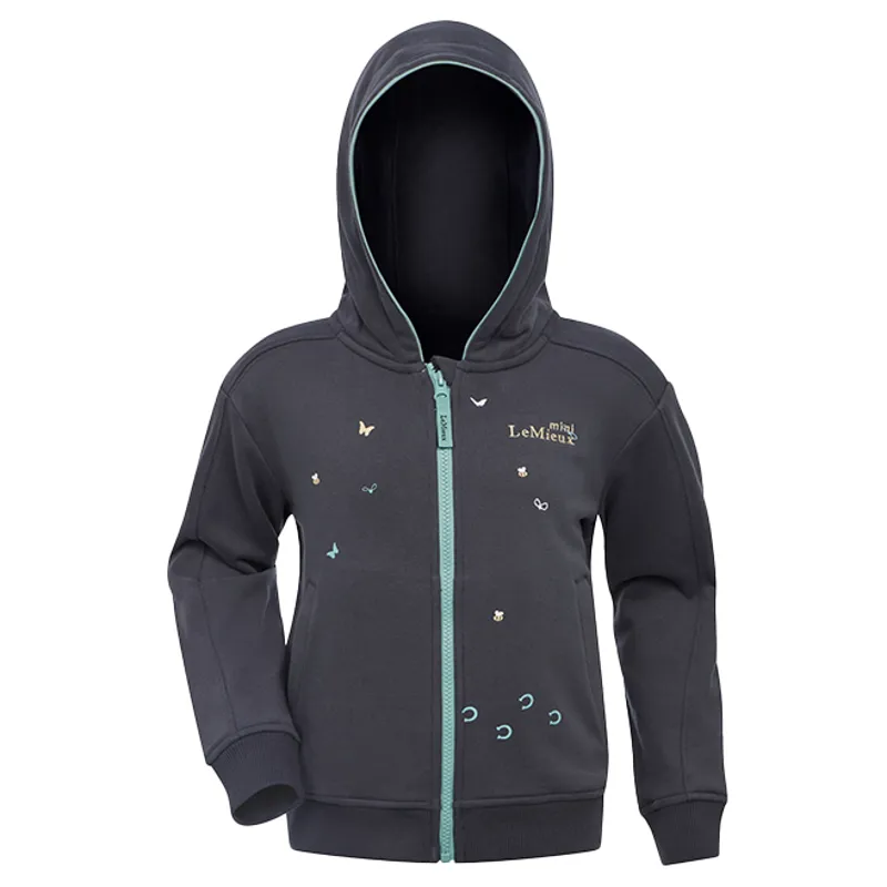 LeMieux Mini Charlie Zip Through Junior Hoodie - Dusk-1