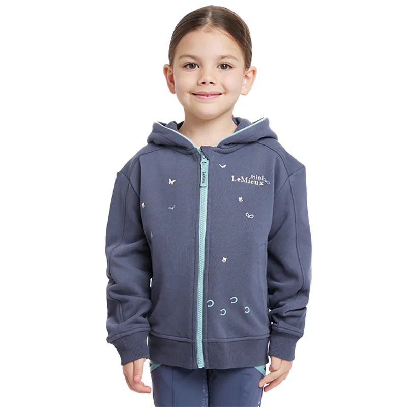LeMieux Mini Charlie Zip Through Junior Hoodie - Dusk