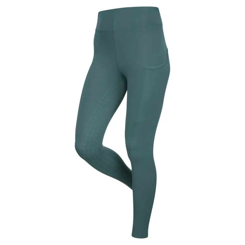 LeMieux Naomi Full Grip Pull On Womens Riding Tights - Jungle