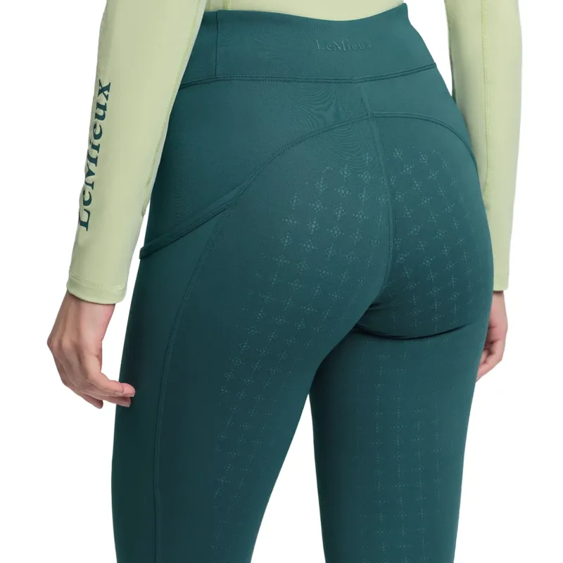 LeMieux Naomi Full Grip Pull On Womens Riding Tights - Jungle-5