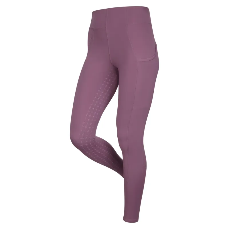 LeMieux Naomi Full Grip Pull On Womens Riding Tights - Mallow