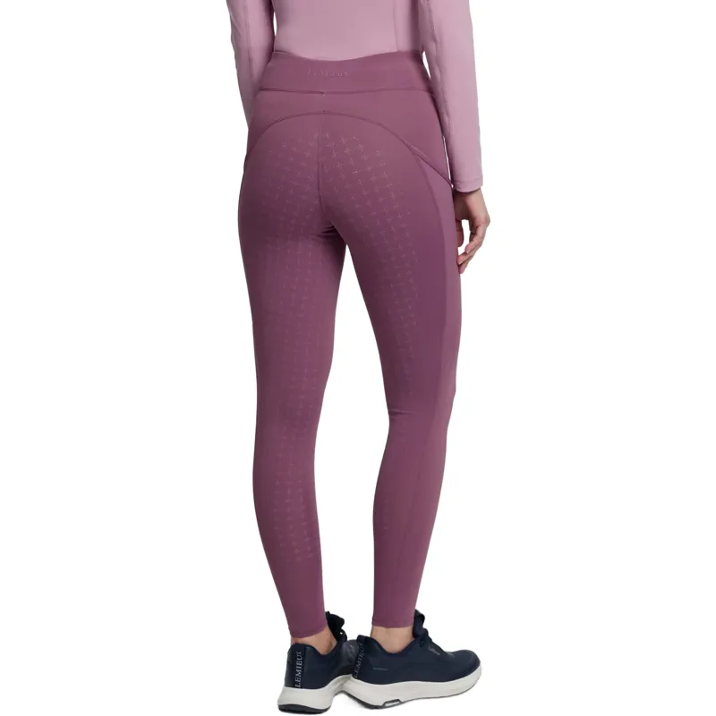 LeMieux Naomi Full Grip Pull On Womens Riding Tights - Mallow-2