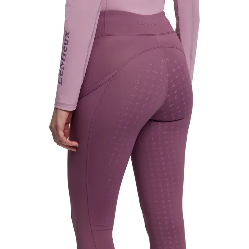 LeMieux Naomi Full Grip Pull On Womens Riding Tights - Mallow-5