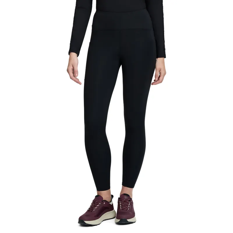 LeMieux Natalie Womens Brushed Full Grip Pull On Riding Tights - Black