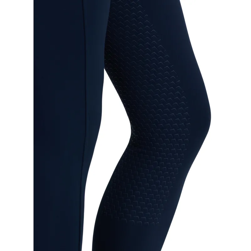 LeMieux Natalie Brushed Full Grip Womens Pull On Riding Tights - Navy Pre-Order-3