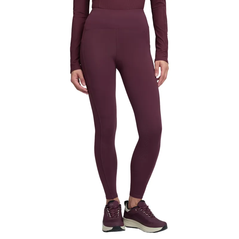 LeMieux Natalie Brushed Full Grip Womens Riding Tights - Blackberry Pre-Order