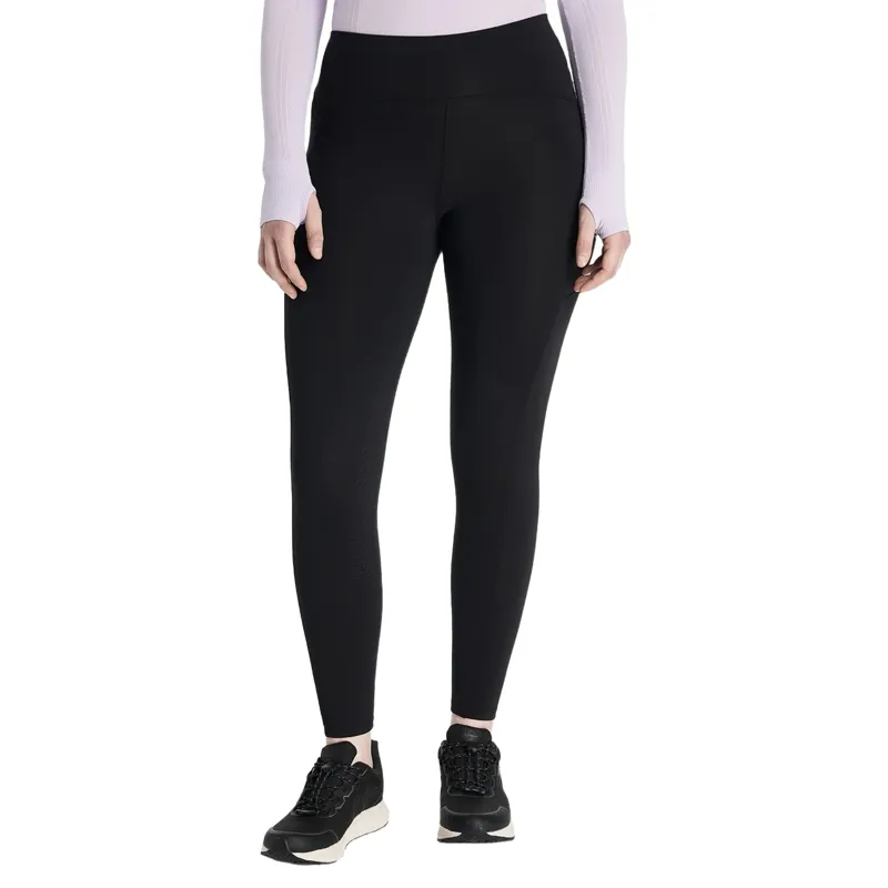 LeMieux Natalie Womens Brushed Full Grip Pull On Riding Tights - Black