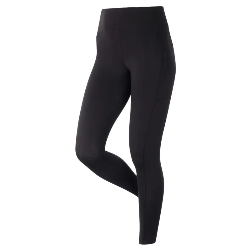 LeMieux Natalie Womens Brushed Full Grip Pull On Riding Tights - Black-1