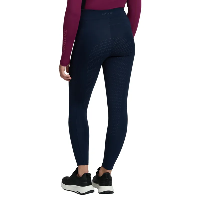 LeMieux Young Rider Nell Brushed Pull On Riding Tights - Navy Pre-Order-2