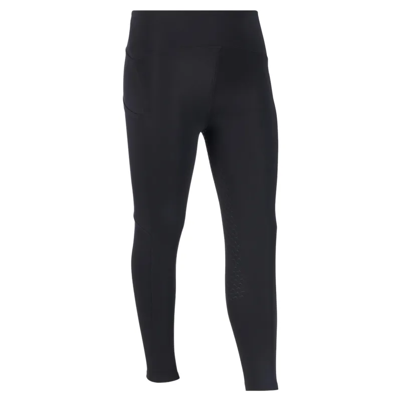 LeMieux Mini Nora Brushed Pull On Junior Riding Tights - Black-1