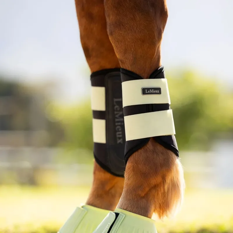 LeMieux Rubber Overreach Boots - Macaron-2