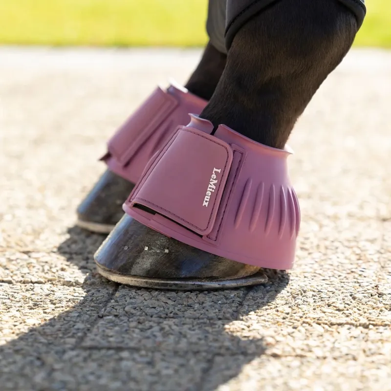 LeMieux Rubber Overreach Boots - Mallow-2