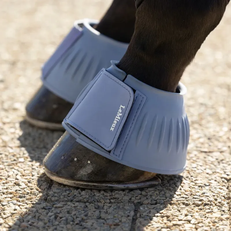 LeMieux Rubber Overreach Boots - Powder Blue-2