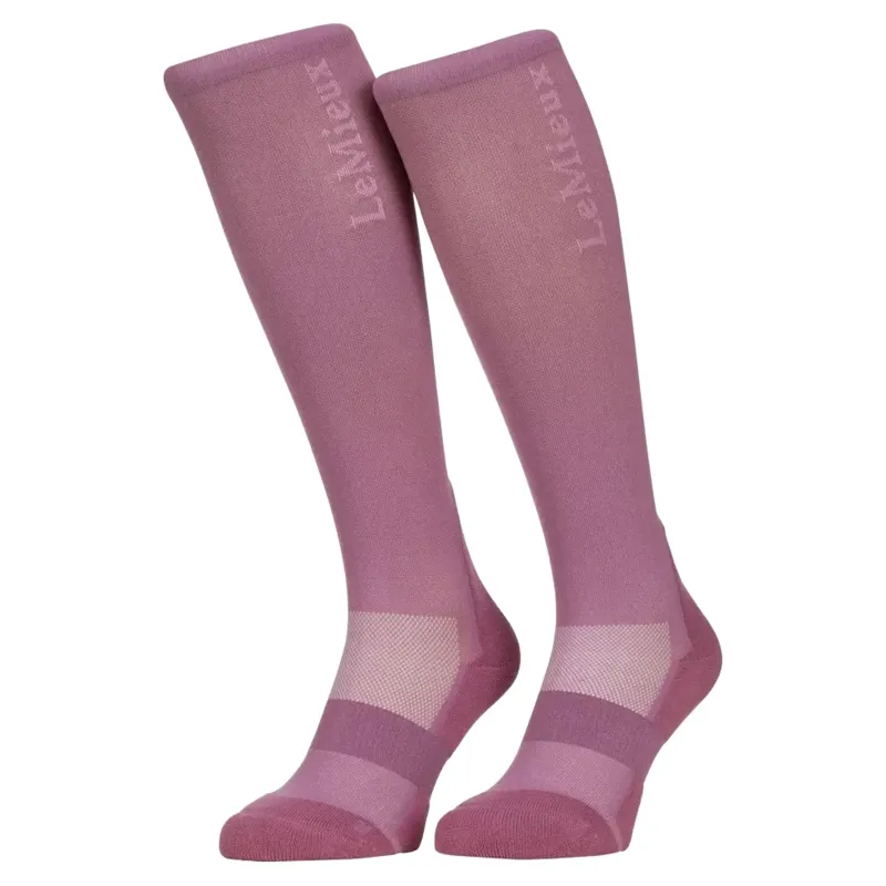 LeMieux Performance Tall Riding Socks - Mallow