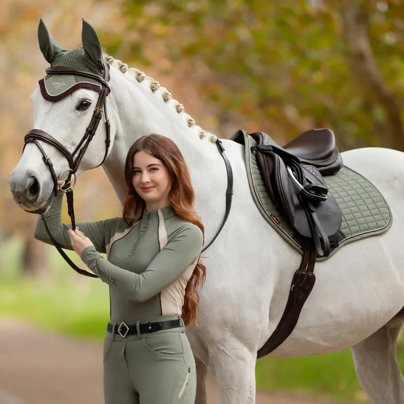 LeMieux Philippa Womens Mesh Base Layer - Rosemary-4