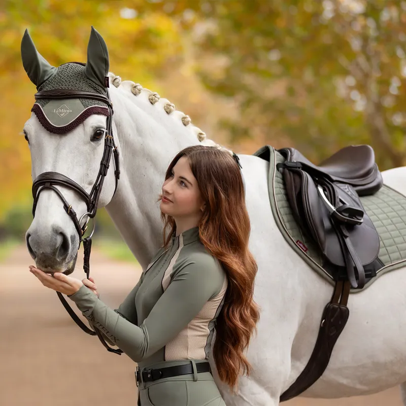 LeMieux Philippa Womens Mesh Base Layer - Rosemary-5