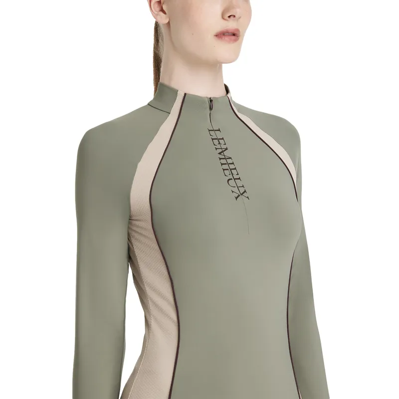 LeMieux Philippa Womens Mesh Base Layer - Rosemary-2
