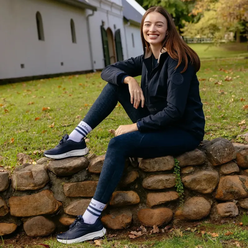 LeMieux Phoebe Womens Waterproof 1/2 Zip Anorak - Navy-1