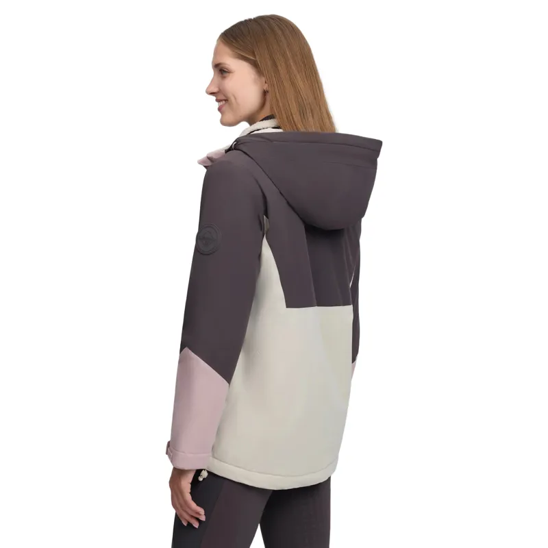 LeMieux Phoebe Womens Waterproof 1/2 Zip Anorak - Wild Rose-2