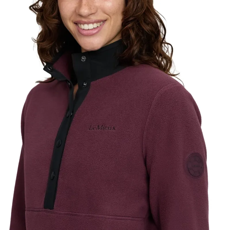 LeMieux Piper Womens Popper Fleece - Bramble-7