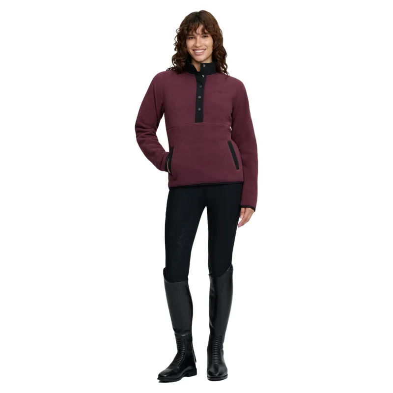 LeMieux Piper Womens Popper Fleece - Bramble-4