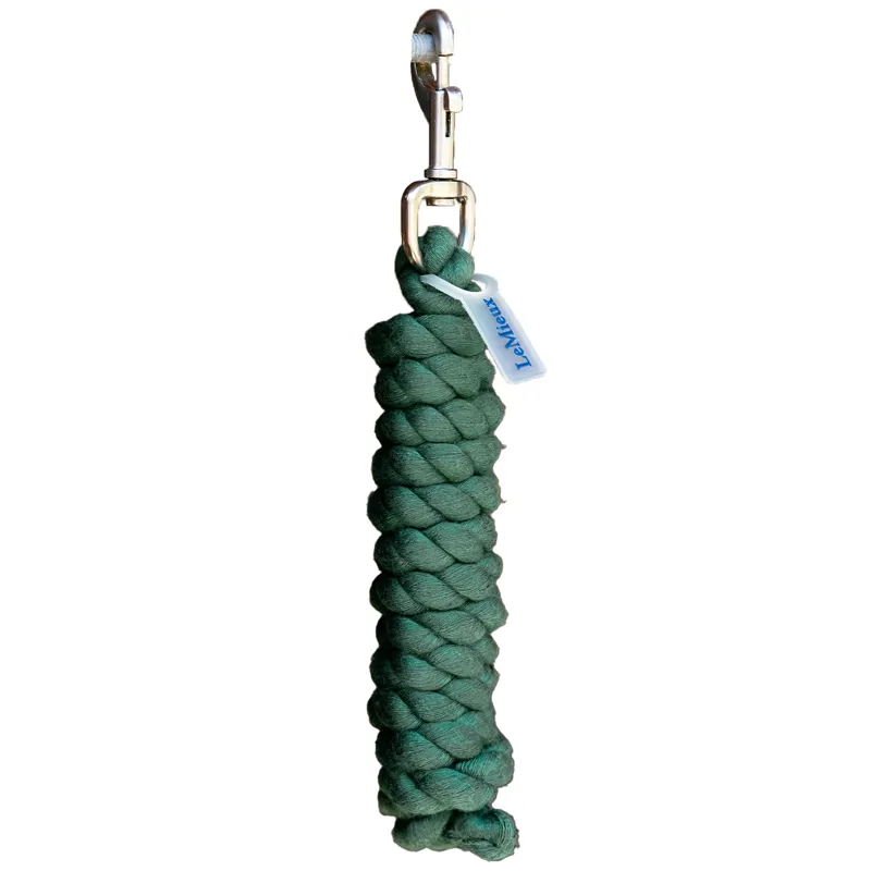 LeMieux Polycotton Leadrope - Hunter Green