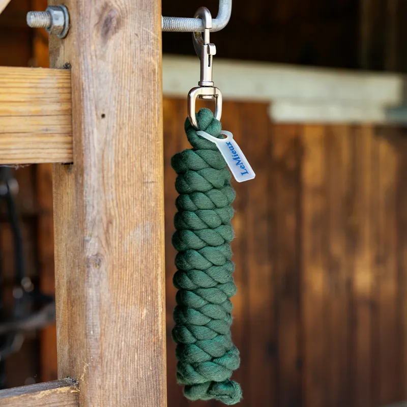 LeMieux Polycotton Leadrope - Hunter Green-1