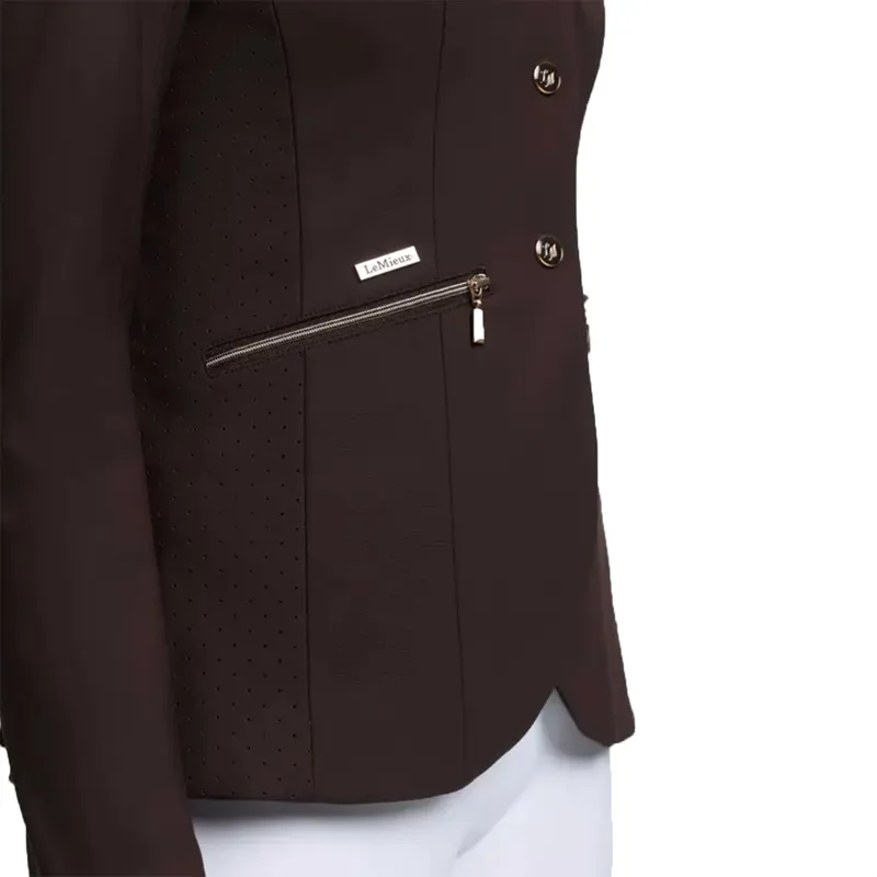 LeMieux Brilliance Junior Pro Show Jacket - Espresso-3