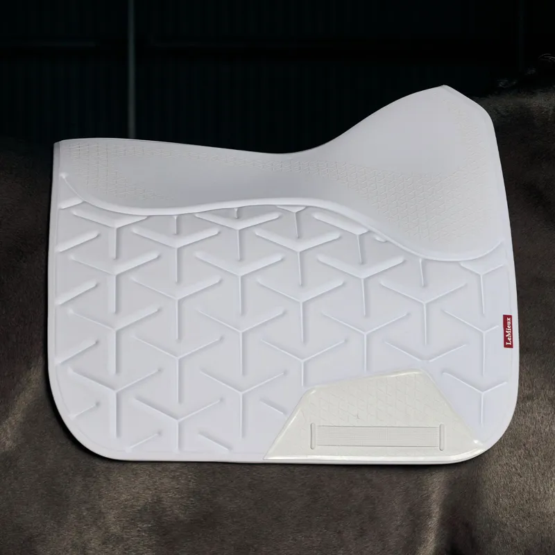 LeMieux ProForm Moulded Dressage Saddlecloth - White-1
