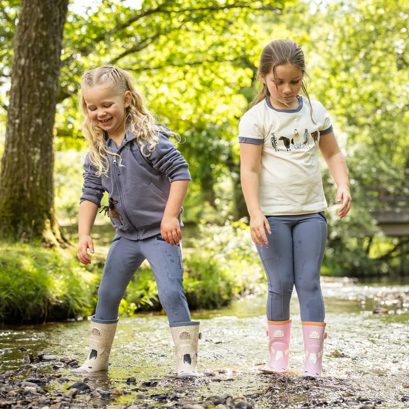 LeMieux Mini Puddle Pals Junior T-Shirt - Ecru-8