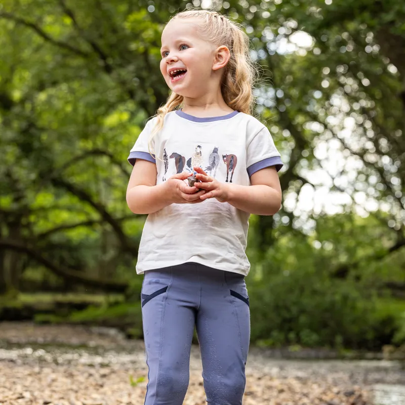 LeMieux Mini Puddle Pals Junior T-Shirt - Ecru-3