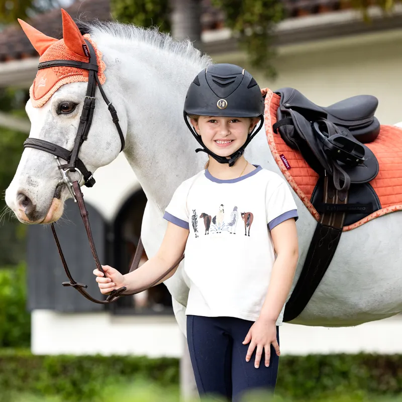 LeMieux Mini Puddle Pals Junior T-Shirt - Ecru-9