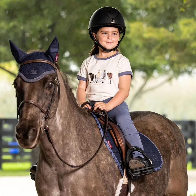 LeMieux Mini Puddle Pals Junior T-Shirt - Ecru-6