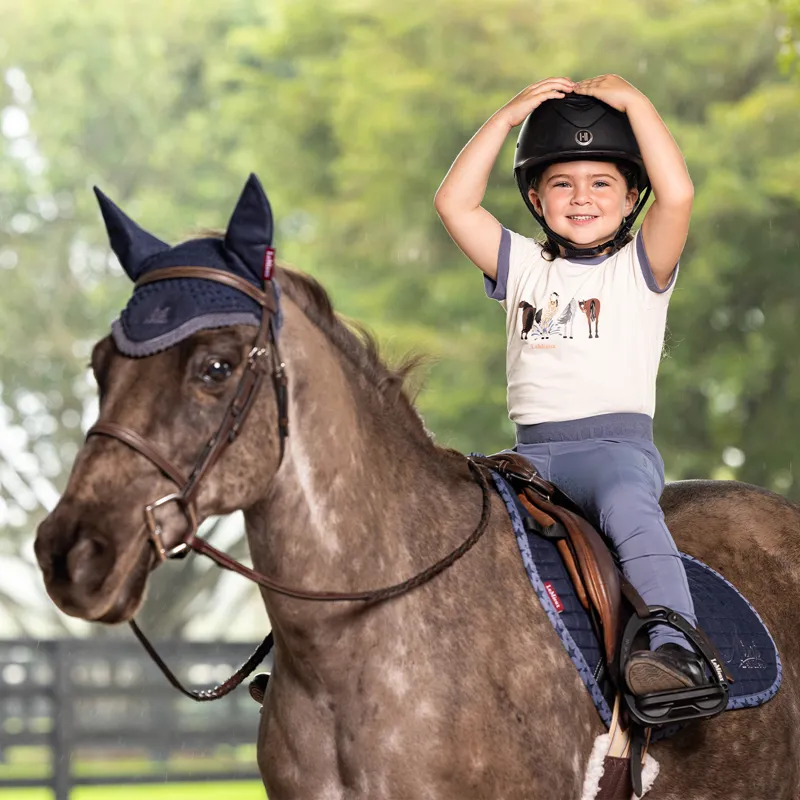 LeMieux Mini Puddle Pals Junior T-Shirt - Ecru-7