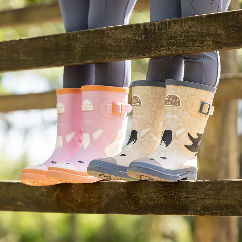 LeMieux Puddle Pals Junior Welly Boots - Dream-7