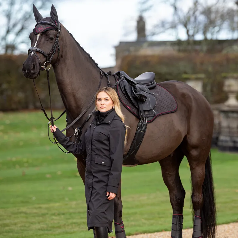 LeMieux Amelie Ladies Lightweight Long Riding Jacket - Black-5