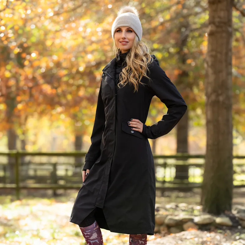 LeMieux Amelie Ladies Lightweight Long Riding Jacket - Black-7