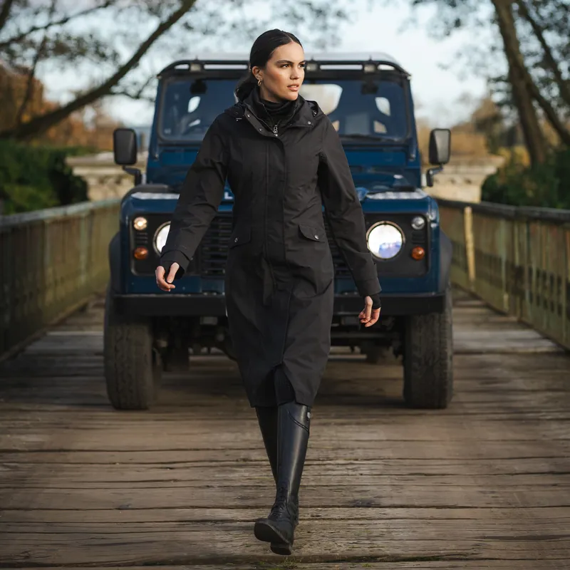 LeMieux Amelie Ladies Lightweight Long Riding Jacket - Black-4