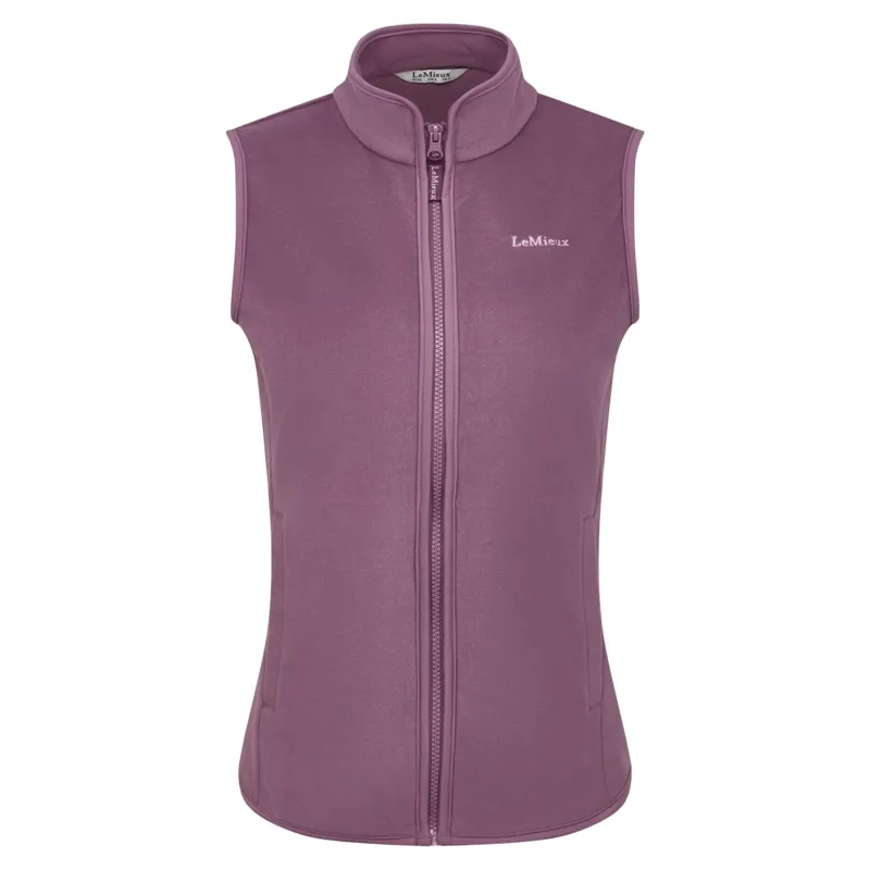 LeMieux Roberta Womens Fleece Gilet - Mallow-1