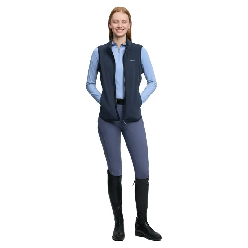 LeMieux Roberta Womens Fleece Gilet - Navy-2