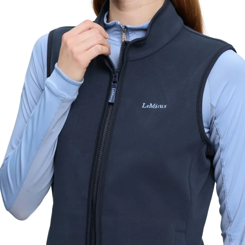 LeMieux Roberta Womens Fleece Gilet - Navy-5