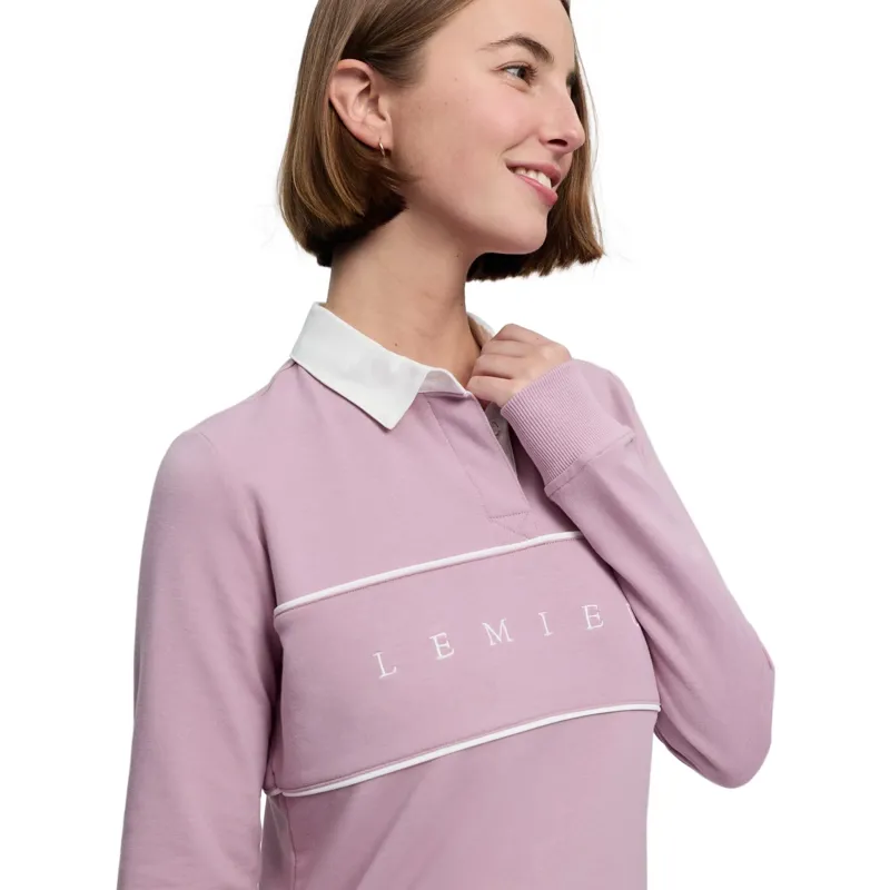 LeMieux Rochelle Womens Rugby Shirt - Fondant-5