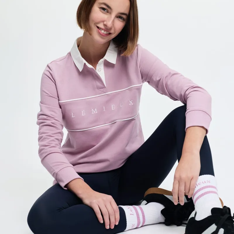 LeMieux Rochelle Womens Rugby Shirt - Fondant-8