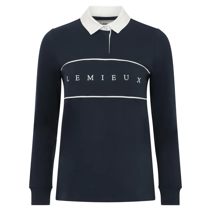 LeMieux Rochelle Womens Rugby Shirt - Navy-1