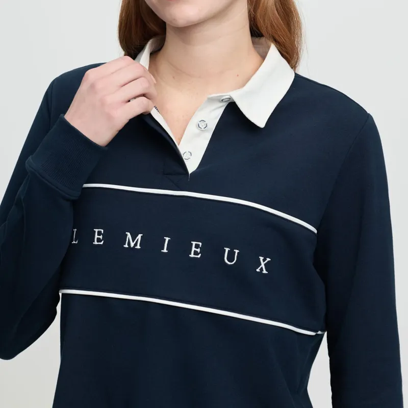 LeMieux Rochelle Womens Rugby Shirt - Navy-5