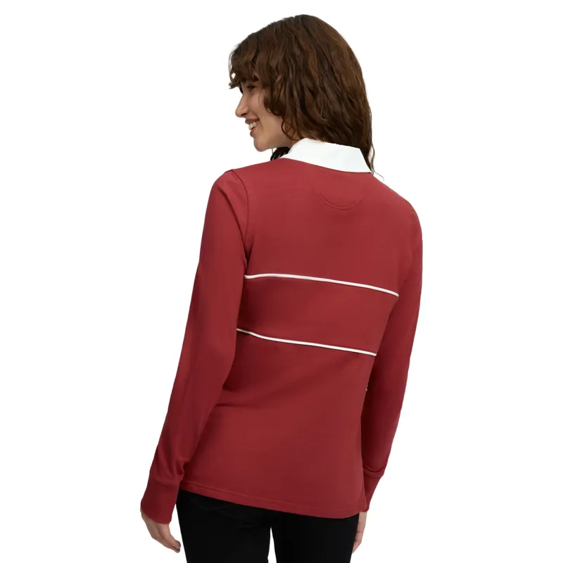LeMieux Rochelle Womens Rugby Shirt - Russet-4