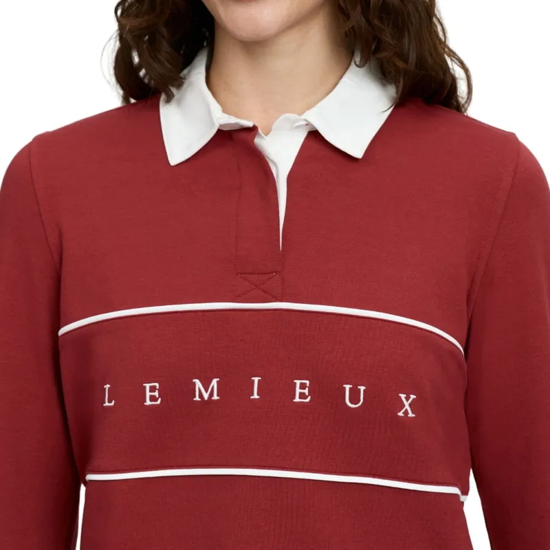 LeMieux Rochelle Womens Rugby Shirt - Russet-3