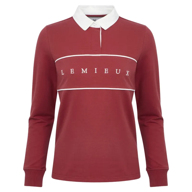 LeMieux Rochelle Womens Rugby Shirt - Russet-1